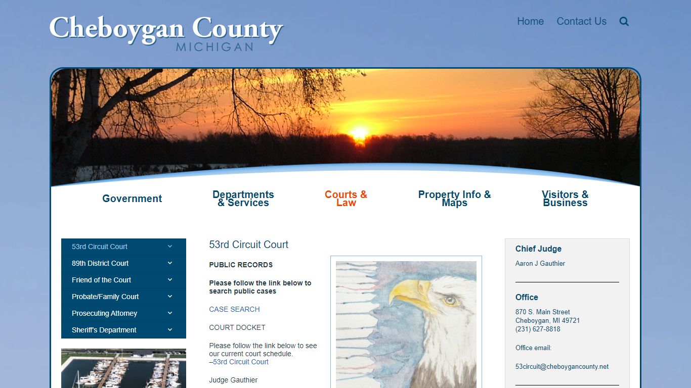 53rd Circuit Court - Cheboygan County Michigan